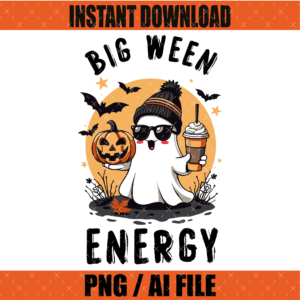 Big Ween Energy Halloween PNG Graphic Design