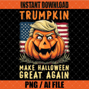 USA Trumpkin Make Halloween Great Again