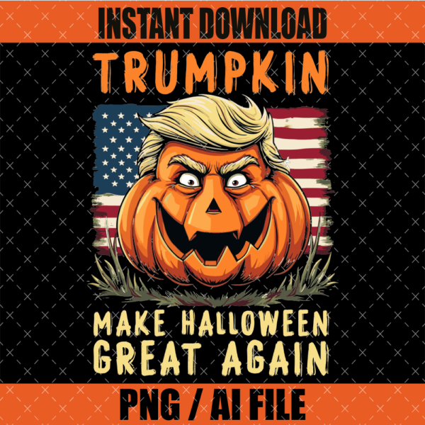 USA Trumpkin Make Halloween Great Again