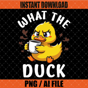 What the Duck PNG Graphic Design