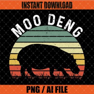 Moo Deng Baby Hippo Ggraphic Design