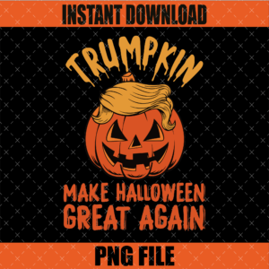 Trumpkin Make Halloween Great Again PNG Graphic Design