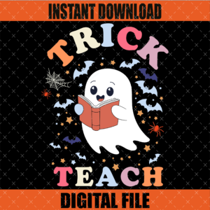 Groovy Teacher Trick or Teach Graphic Design