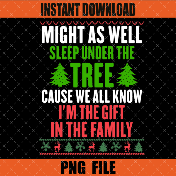 Might As Well Sleep Under the Tree PNG Design