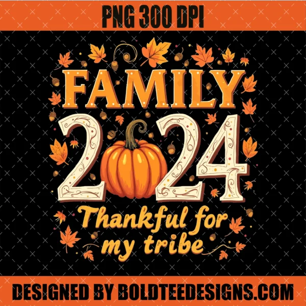 Family Thanksgiving 2024 PNG