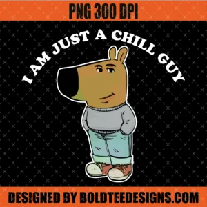 Chill Guy Dog PNG