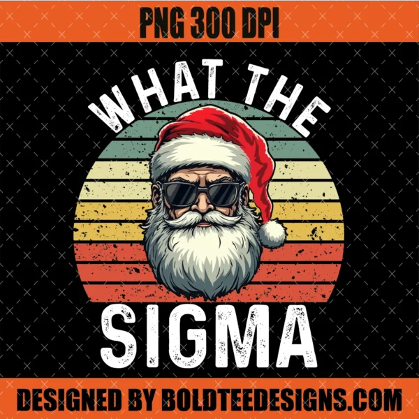 What the Sigma Santa PNG