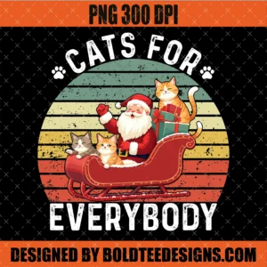 Cats For Everybody Christmas PNG SVG
