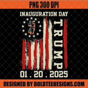 President Donald Trump Inauguration Day 2025 Memorabilia PNG