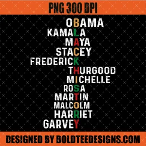 Black History Month Leaders PNG